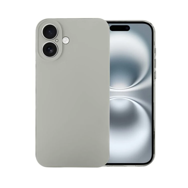 Etui do iPhone 16 silikonowe z mikrofibrą soft touch z osłoną na aparat, vintage beżowe (7)