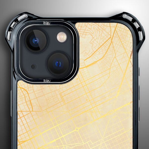 Etui do iPhone 13, Ibizu DropGuard Ultra z MagSafe, Barcelona mapa (4)