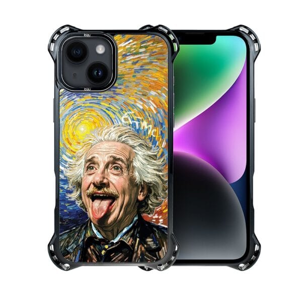 Etui do iPhone 14, Ibizu DropGuard Ultra z MagSafe, Einstein (1)