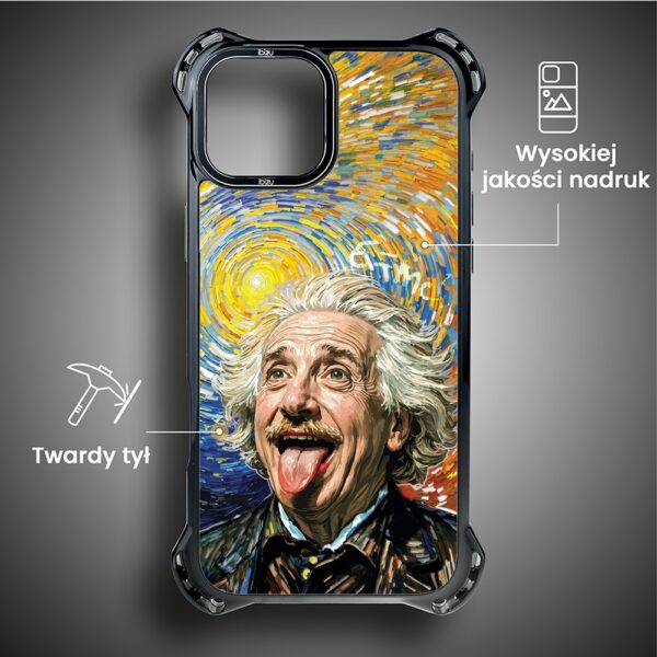 Etui do iPhone 14, Ibizu DropGuard Ultra z MagSafe, Einstein (2)