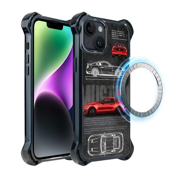 Etui do iPhone 14, Ibizu DropGuard Ultra z MagSafe, TechDrive, GT V8 “Coyote” (3)