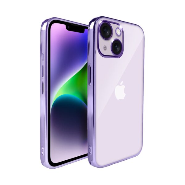Etui do iPhone 14 slim violet z osłoną kamery, fioletowe (3)