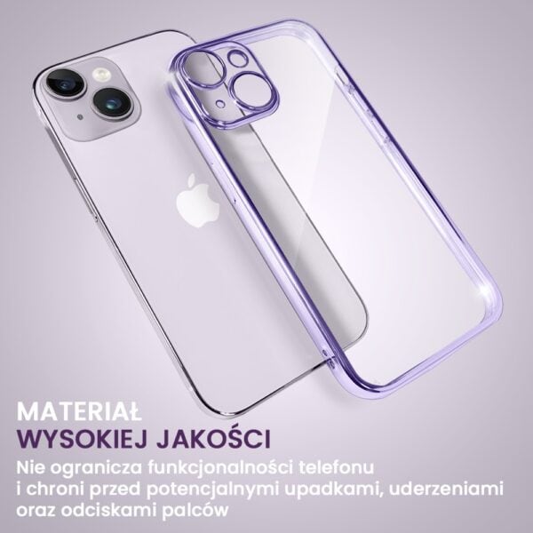 Etui do iPhone 14 slim violet z osłoną kamery, fioletowe (7)