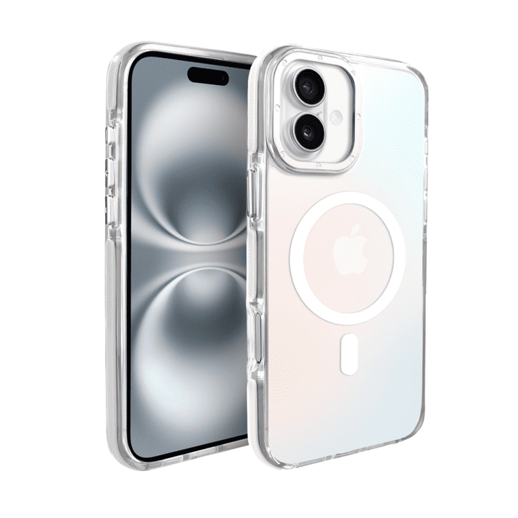 Etui do iPhone 16 Plus Sunrise Fusion Grip z MagSafe, nieślizgające, metalowa osłona, białe (2)