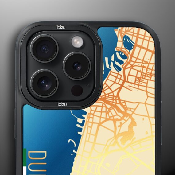 Etui do iPhone 16 Pro Max IBIZU DropGuard Matt z MagSafe, Mapy Świata, Dubai (7)