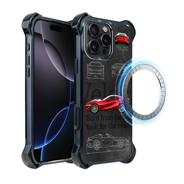 Etui do iPhone 16 Pro IBIZU DropGuard Ultra z MagSafe, TechDrive, 812 Superfast