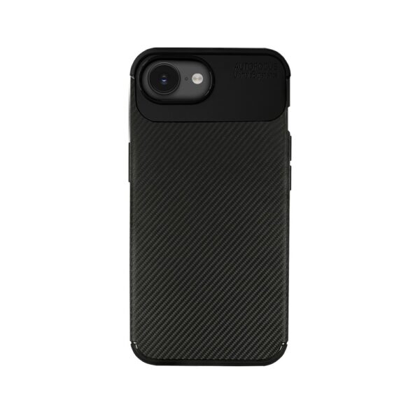 Etui do iPhone 16e eleganckie karbonowe, czarne (1)