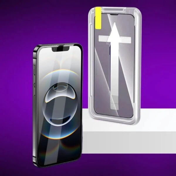 Szkło hartowane na ekran 9H do iPhone 16e z aplikatorem (4)