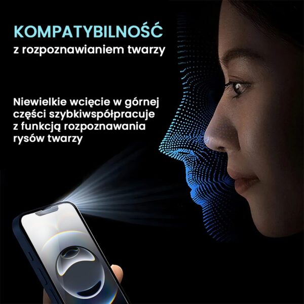 Szkło hartowane wzmacniane 9H na ekran do iPhone 16e (2)