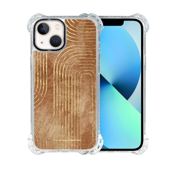 Etui do iPhone 13, Ibizu DropGuard Ultra z MagSafe, BOHO, Geometryczne linie (2)