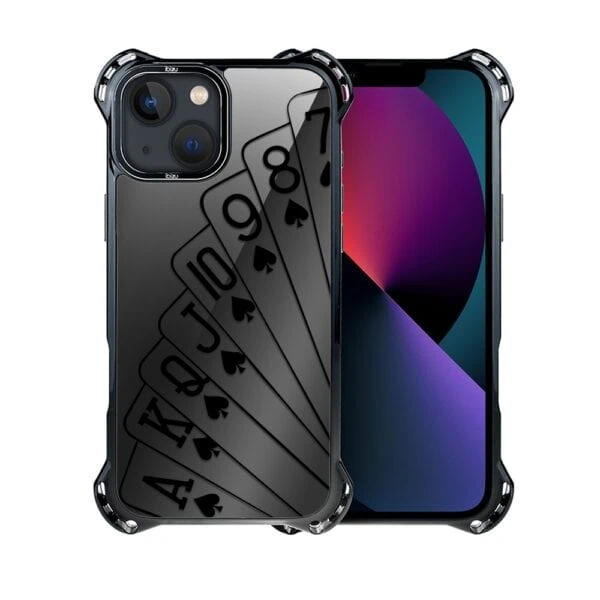 Etui do iPhone 13, Ibizu DropGuard Ultra z MagSafe, Midnight, Karty do gry (1)