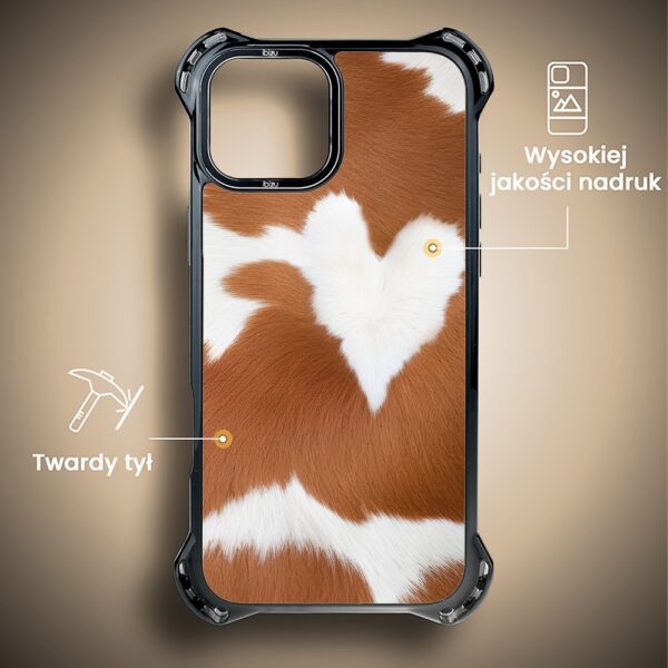 Etui do iPhone 13, Ibizu DropGuard Ultra z MagSafe, Zew Natury, Alpejska krowa (1)