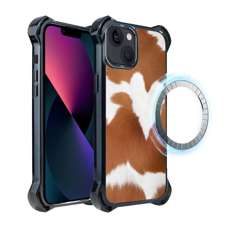Etui do iPhone 13, Ibizu DropGuard Ultra z MagSafe, Zew Natury, Alpejska krowa (2)