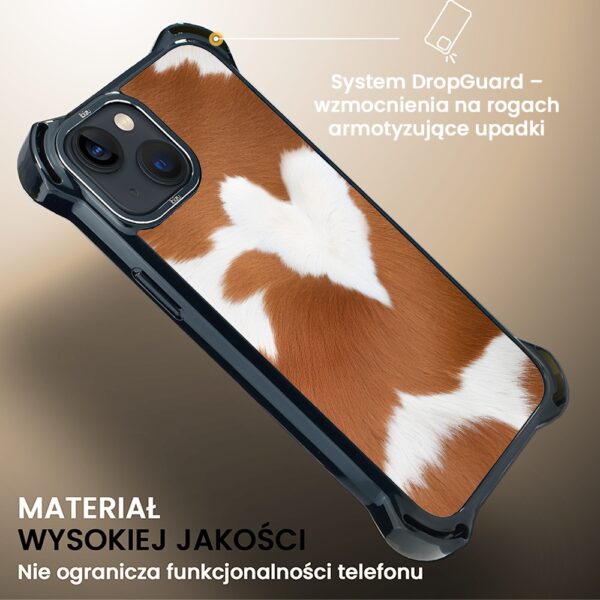 Etui do iPhone 13, Ibizu DropGuard Ultra z MagSafe, Zew Natury, Alpejska krowa (6)