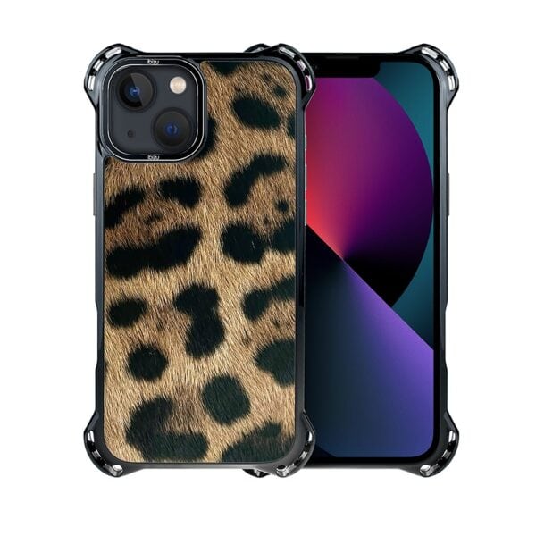 Etui do iPhone 13, Ibizu DropGuard Ultra z MagSafe, Zew Natury, Lampart (6)