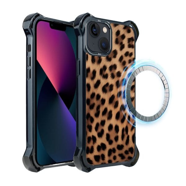 Etui do iPhone 13, Ibizu DropGuard Ultra z MagSafe, Zew Natury, Pantera (2)