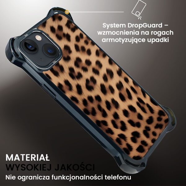 Etui do iPhone 13, Ibizu DropGuard Ultra z MagSafe, Zew Natury, Pantera (6)
