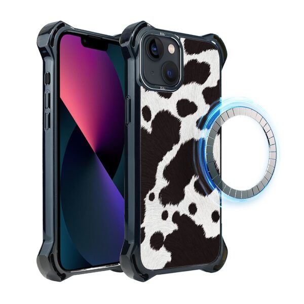 Etui do iPhone 13, Ibizu DropGuard Ultra z MagSafe, Zew Natury, Polska krowa (2)