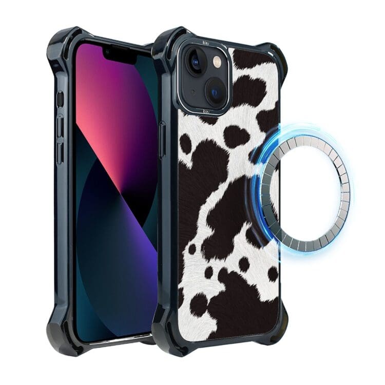 Etui do iPhone 13, Ibizu DropGuard Ultra z MagSafe, Zew Natury, Polska krowa (2)