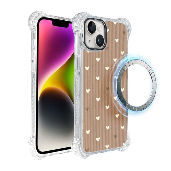 Etui do iPhone 14, Ibizu DropGuard Ultra z MagSafe, BOHO, Kwiaty vintage (1)
