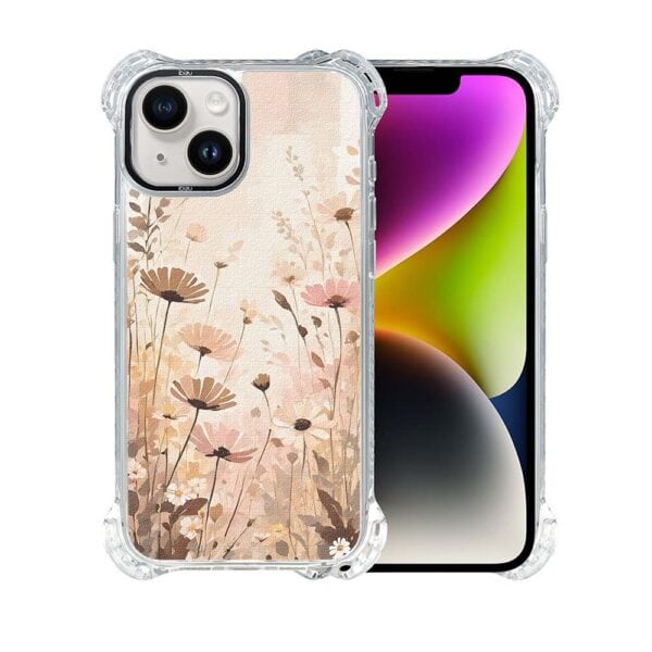 Etui do iPhone 14, Ibizu DropGuard Ultra z MagSafe, Kwiatowa łąka (2)