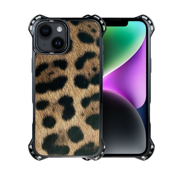 Etui do iPhone 14, Ibizu DropGuard Ultra z MagSafe, Zew Natury, Lampart (7)