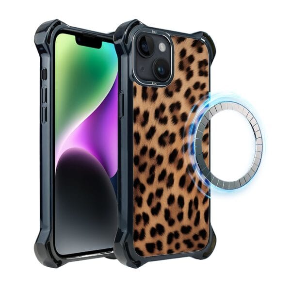 Etui do iPhone 14, Ibizu DropGuard Ultra z MagSafe, Zew Natury, Pantera (2)