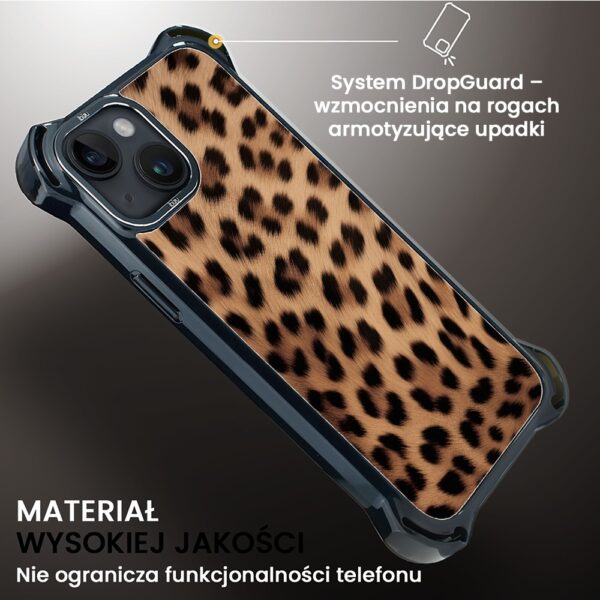 Etui do iPhone 14, Ibizu DropGuard Ultra z MagSafe, Zew Natury, Pantera (6)