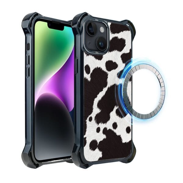 Etui do iPhone 14, Ibizu DropGuard Ultra z MagSafe, Zew Natury, Polska krowa (2)