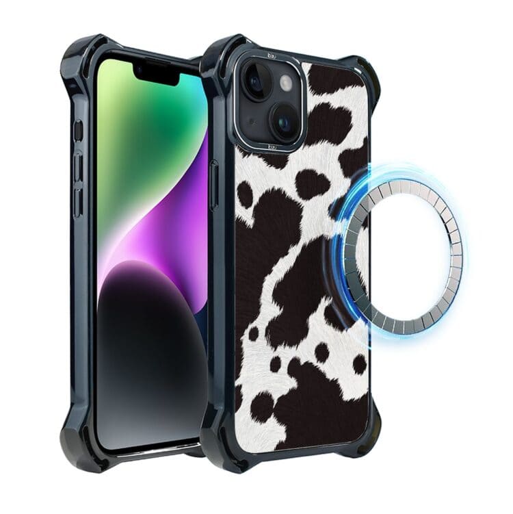 Etui do iPhone 14, Ibizu DropGuard Ultra z MagSafe, Zew Natury, Polska krowa (2)