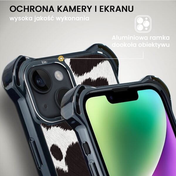 Etui do iPhone 14, Ibizu DropGuard Ultra z MagSafe, Zew Natury, Polska krowa (5)