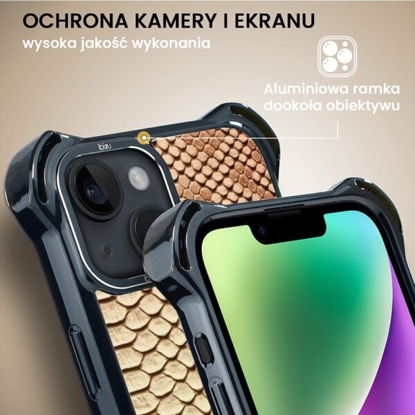 Etui do iPhone 14, Ibizu DropGuard Ultra z MagSafe, Zew Natury, Wąż (5)