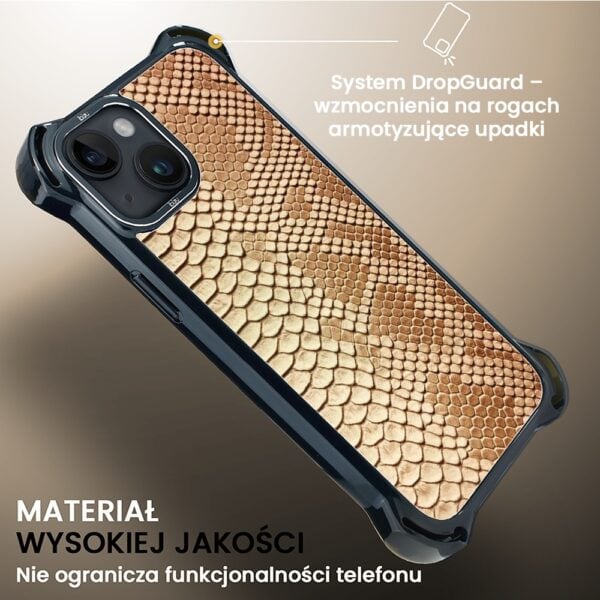 Etui do iPhone 14, Ibizu DropGuard Ultra z MagSafe, Zew Natury, Wąż (6)