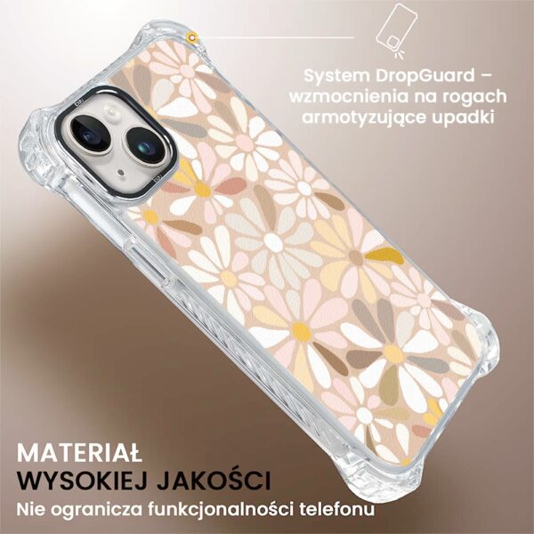 Etui do iPhone 14 Plus, Ibizu DropGuard Ultra z MagSafe, BOHO, Kwiaty vintage (6)