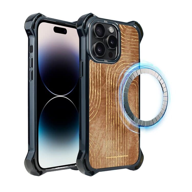 Etui do iPhone 14 Pro, Ibizu DropGuard Ultra z MagSafe, Boho, Geometryczne linie (7)