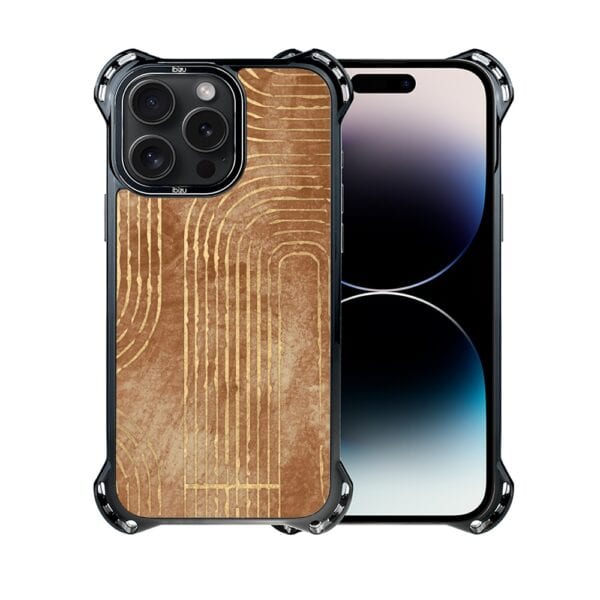 Etui do iPhone 14 Pro, Ibizu DropGuard Ultra z MagSafe, Boho, Geometryczne linie (8)