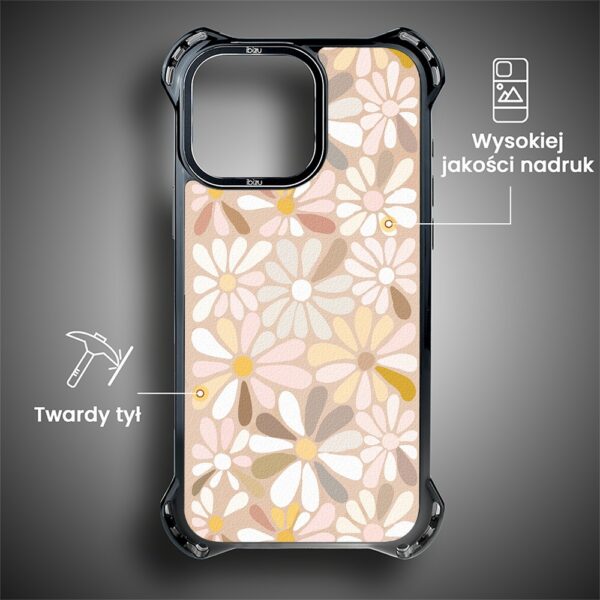 Etui do iPhone 14 Pro, Ibizu DropGuard Ultra z MagSafe, Boho, Kwiaty vintage (1)