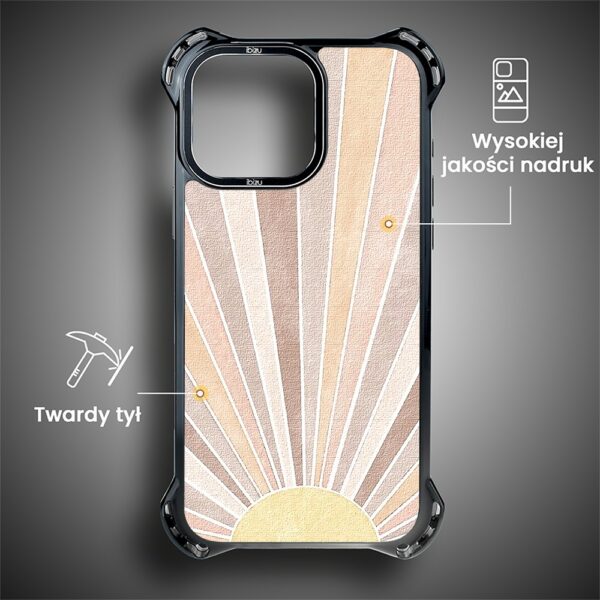 Etui do iPhone 14 Pro, Ibizu DropGuard Ultra z MagSafe, Boho, Wschód słońca (1)