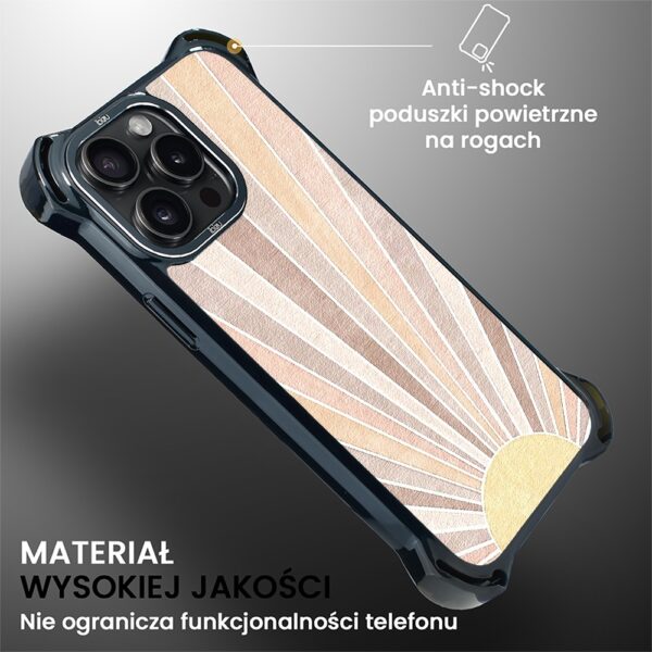 Etui do iPhone 14 Pro, Ibizu DropGuard Ultra z MagSafe, Boho, Wschód słońca (3)