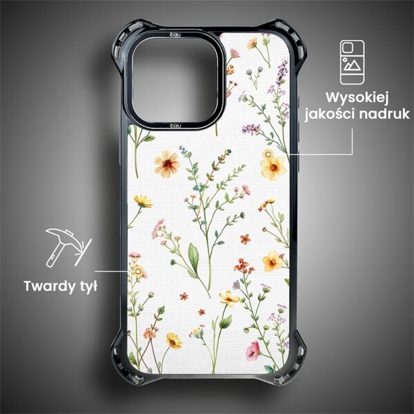 Etui do iPhone 14 Pro, Ibizu DropGuard Ultra z MagSafe, Pastel Bloom, Letni bukiet (1)