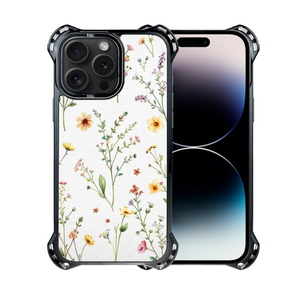 Etui do iPhone 14 Pro, Ibizu DropGuard Ultra z MagSafe, Pastel Bloom, Letni bukiet (8)