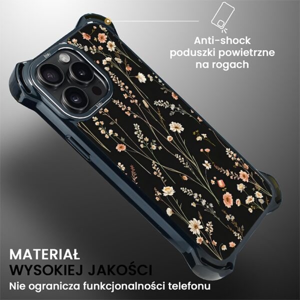 Etui do iPhone 14 Pro, Ibizu DropGuard Ultra z MagSafe, Pastel Bloom, Północny ogród (3)