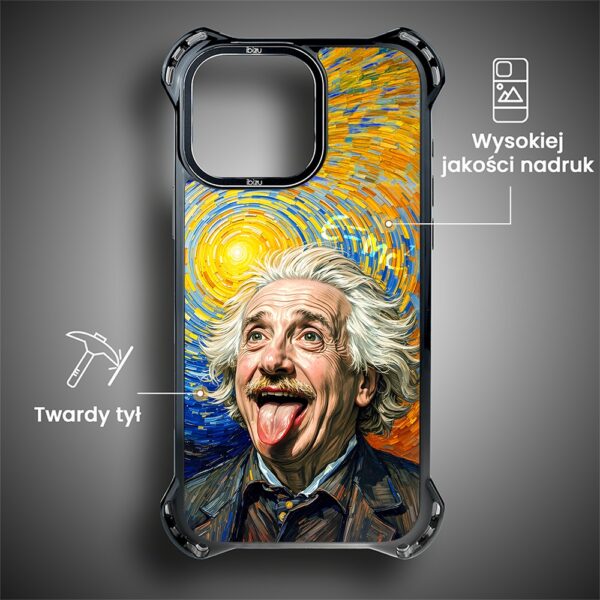 Etui do iPhone 14 Pro Max, Ibizu DropGuard Ultra z MagSafe, Einstein (1)