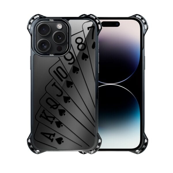 Etui do iPhone 14 Pro Max, Ibizu DropGuard Ultra z MagSafe, Midnight, Karty do gry (3)