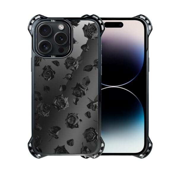 Etui do iPhone 14 Pro Max, Ibizu DropGuard Ultra z MagSafe, Midnight, Sen róż (8)