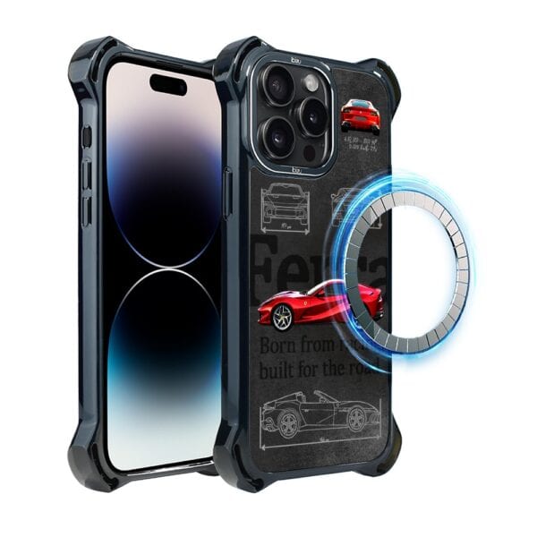 Etui do iPhone 14 Pro Max, Ibizu DropGuard Ultra z MagSafe, TechDrive, 812 Superfast (7)