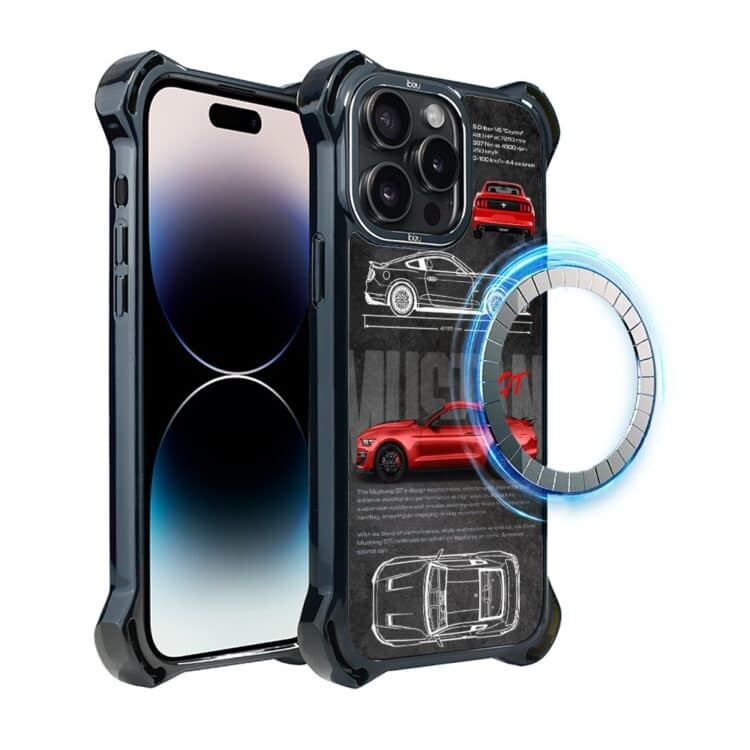 Etui do iPhone 14 Pro Max, Ibizu DropGuard Ultra z MagSafe, TechDrive, GT V8 “Coyote” (5)