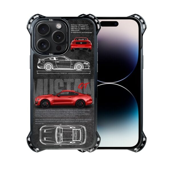 Etui do iPhone 14 Pro Max, Ibizu DropGuard Ultra z MagSafe, TechDrive, GT V8 “Coyote” (6)