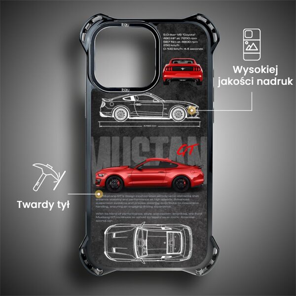 Etui do iPhone 14 Pro Max, Ibizu DropGuard Ultra z MagSafe, TechDrive, GT V8 “Coyote” (7)