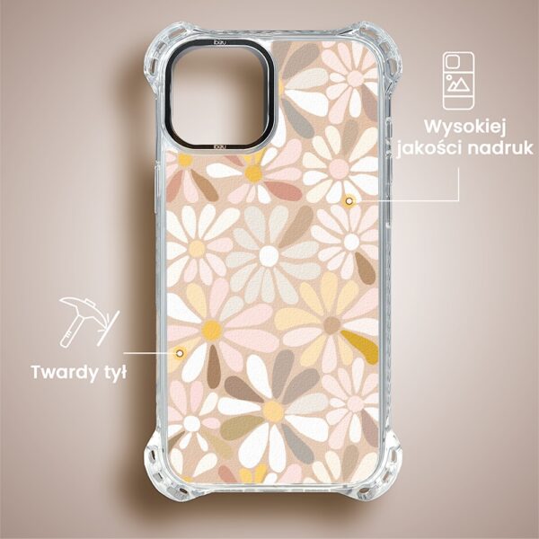 Etui do iPhone 15, Ibizu DropGuard Ultra z MagSafe, BOHO, Kwiaty vintage (2)